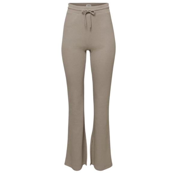 Aritzia Sunday Best Baby Waffle Kick Flare Pant In Turner Taupe - Picture 14 of 15